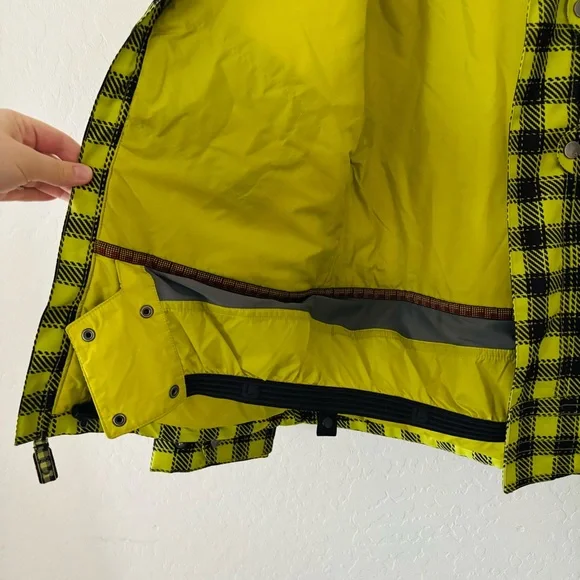 Burton Women’s Ski & Snowboard Vibrant Yellow Green Black Jacket Winter Coat M - Picture 5 of 8